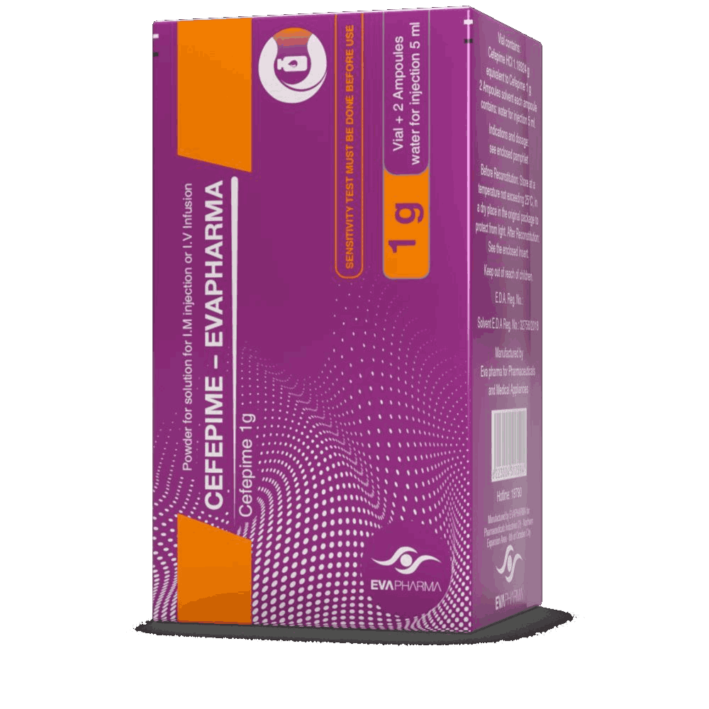 Cefepime EVA Pharma IV ( 1gm )